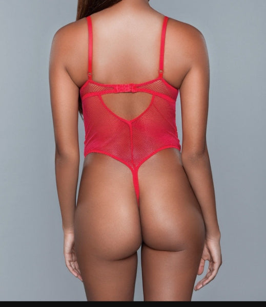 Brenda Lace Thong Bodysuit